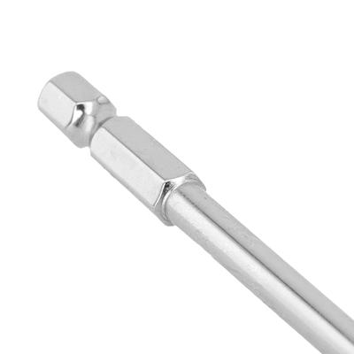 100mm Kugelkopf Schraubendreherbit H1.5/H2.5/H3/H4 H5 H6 H8 H10 1/4 Zoll Metrische Sechskantbits Lang Magnetischer Kugelkopf Treiberbit