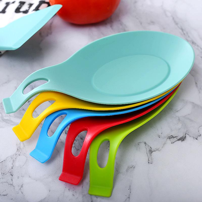 Silicone Heat-Resistant Spoon Rest and Condiment Dish