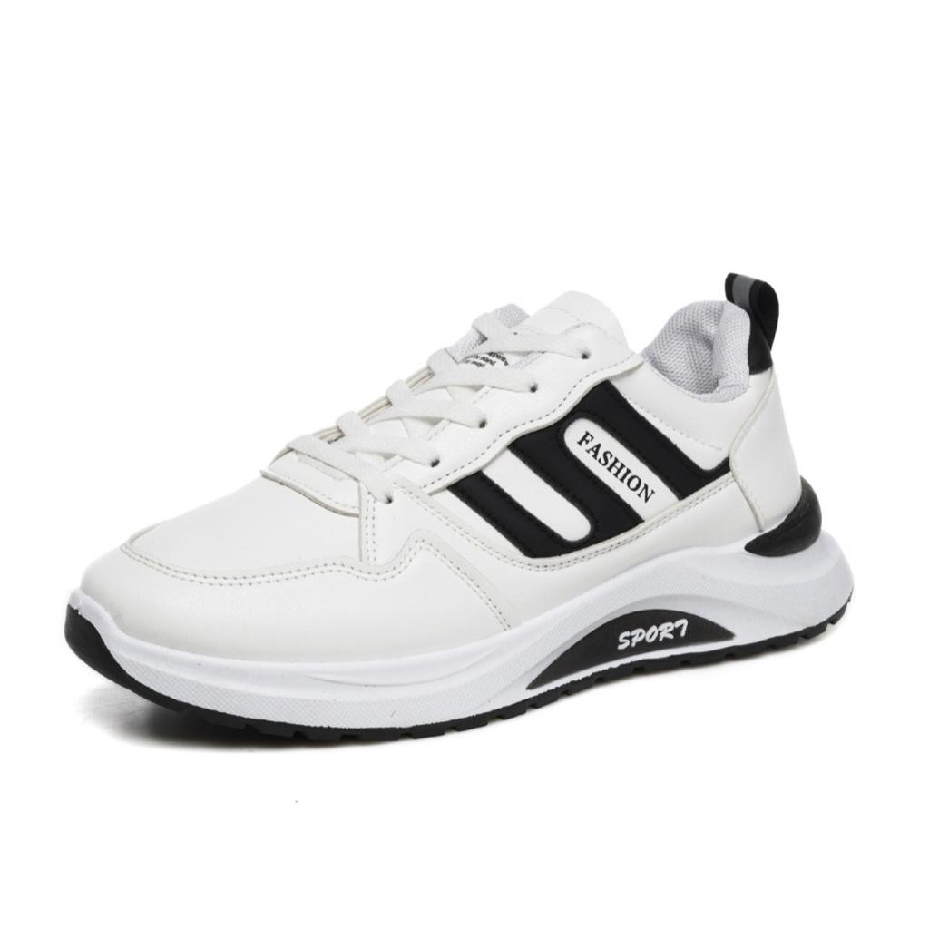 New men's shoes autumn leather men's shoes versatile casual shoes young students running shoes trendy shoes