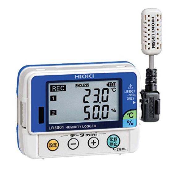 

HIOKI Data Mini Temperature and Humidity Logger LR5001