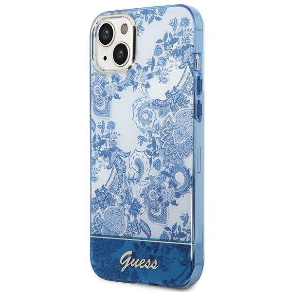 Guess Guhcp14Mhgplhb Iphone 14 Plus / 15 Plus 6.7 Niebieski/Blue Hardcase Porcelain Collection