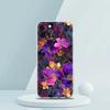 Colorful Flower Soft Transparent Phone Case Cover for iPhone 16 15 14 13 12 11 Pro Max XR 8 7 Plus XS Max Shockproof Shell Capas