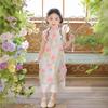 Girls' Stylish Summer Qipao Dress - 2026 New Chinese Style Princess Dress