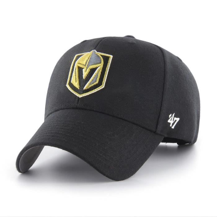 Casquette Relaxed Fit - 47 Brand - MVP Vegas Golden Knights - Noir - Ajustable - Couronne Structurée