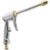 High Pressure Adjustable Water Sprayer for For car Lawn Garden Cleaning Dual Spiral Flow Alloy Body 200x50mm Size