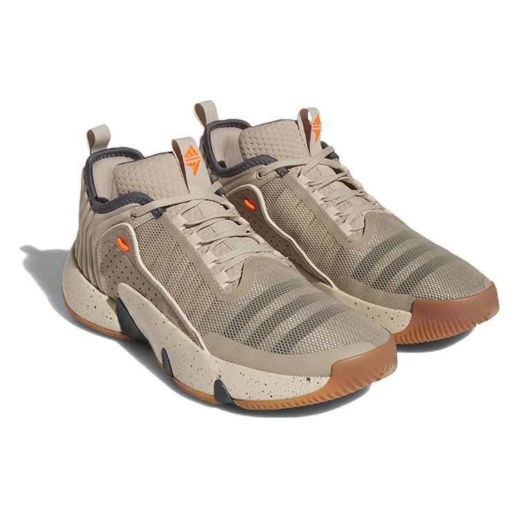Adidas Trae Unlimited Wonder Beige Gum Men Sneakers Tan Carbon Wonder-White IE9358