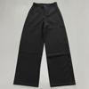 Mamba Women's Grey Wide-Leg Cotton Pants - New Spring Casual, Slimming, Drapey, Versatile Suit Style