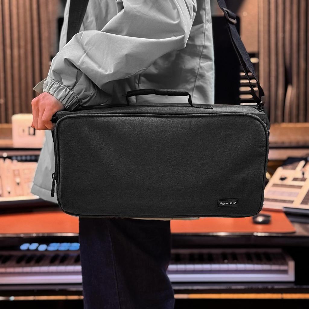 The MUSIIN Bluetooth speaker bag is compatible with Sony ULT FIELD and features soft and comfortable inner a front zipper pocket for and a detachable