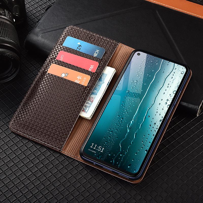 

Травяной коврик Натуральная кожа Флип-кейс для Sony Xperia 1 5 10 II III IV V VI VII Plus Кошелек Чехлы для телефона Защита от царапин Xperia 1 кофейный