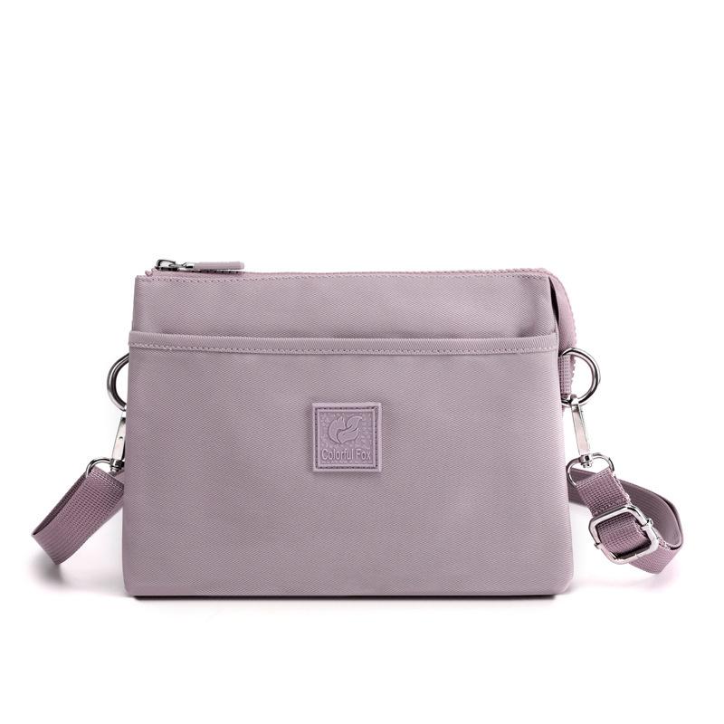 Damentasche, neue lässige Damen-Umhängetasche, einfarbige einfache Umhängetasche, lässige Nylontasche, Handytasche für Damen