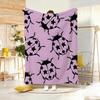 Artistic Pattern L-LadybugS Throw Lightweight 240g Flannel Blanket Soft Skin-friendly for Summer Cooling