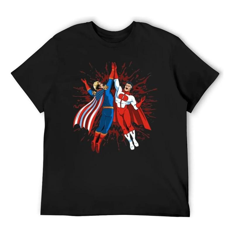 Camiseta Omni Man And Homelander, Blusa Oversize Sh S