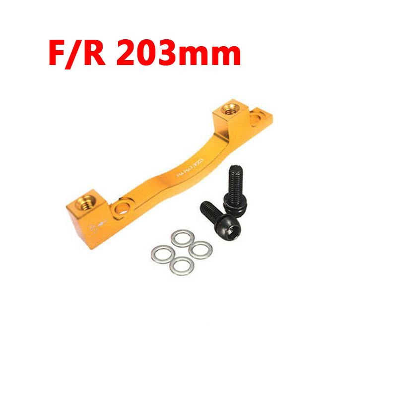 Bike Disc Brake Rotors Front Rear 180mm 203mm Bicycle Adapter PM Caliper Aluminum Alloy Cycling Accessory Adapter
