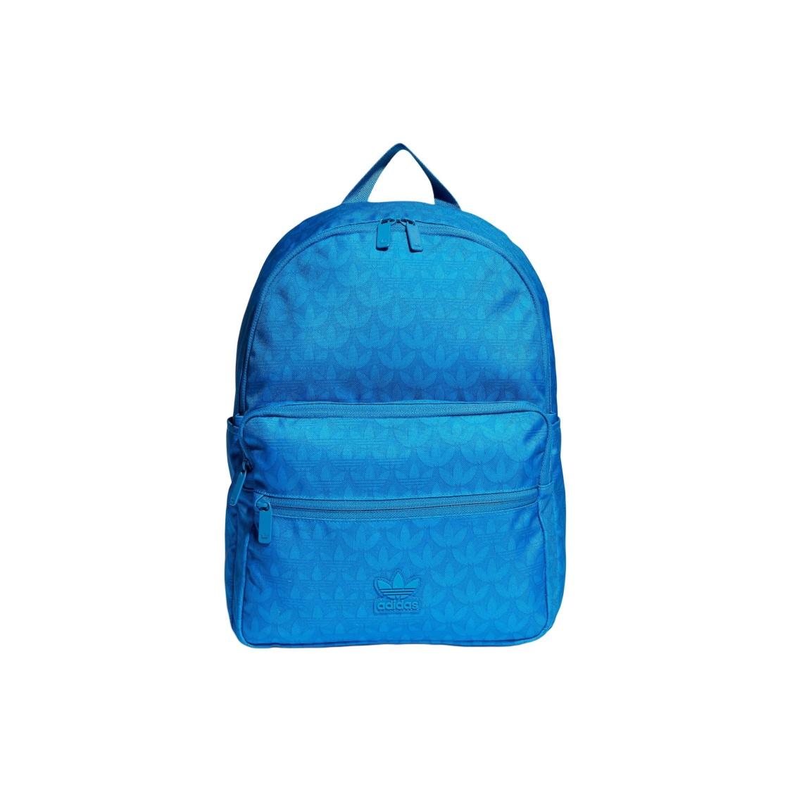 Adidas Originals Trefoil Recycled Polyester Plain Weave Fabric Backpack Regular Unisex Bright Blue One Size синий