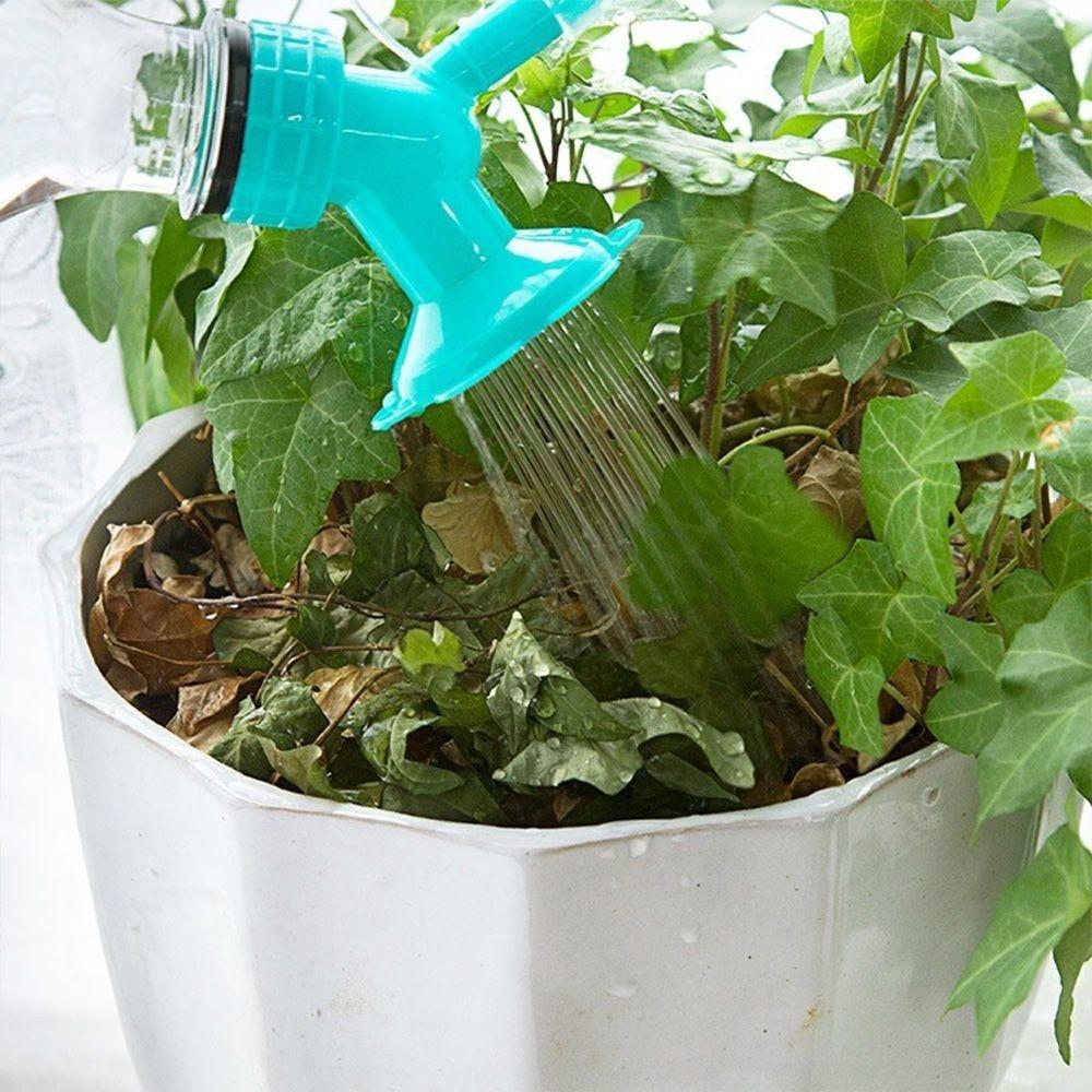 2 In 1 Plastic Sprinkler Nozzle for Flower Waterers Bottle Sprinkler Cans for Seeds Shower Head Watering Tool