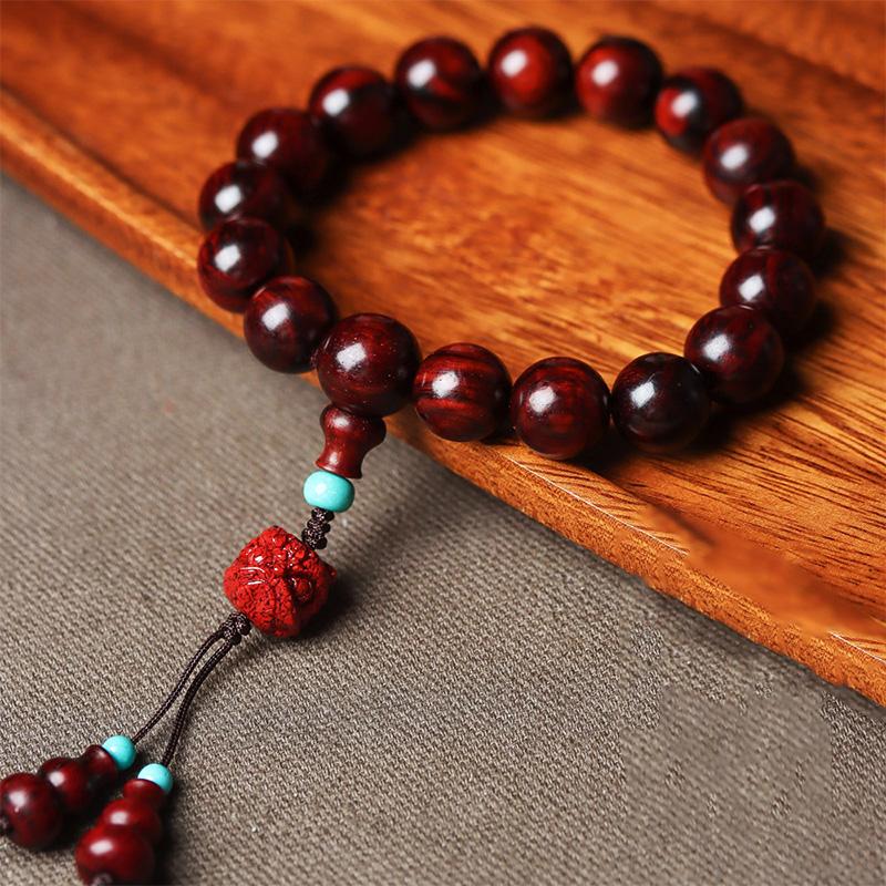 Good Quality Wooden Bead Bracelet Lightweight Exquisite Jewellery Con Perline Smooth Gift Durable Natural Fragrance Bracelet