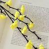 10 Pcs Artificial Plum Blossom Fake Long Stem Wintersweet Flowers Realistic Faux Silk Cherry Branches for Wedding Home Office