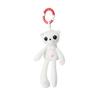 20CM Cute Baby Crib Stroller Toy Rabbit Bunny Bear Soft Plush Infant Doll Mobile Bed Pram Kid Animal Hanging Ring