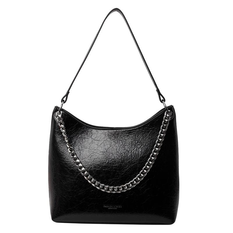 Neue Studenten mit großer Kapazität pendeln zum Unterricht, lässige Achsel-Tragetasche einseitig, Damen-Umhängebeutel