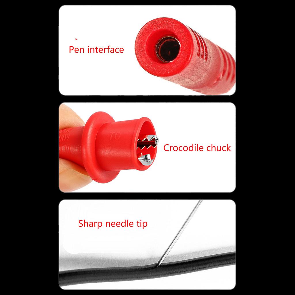 Sondă de perforare a firului, Instrument cu clip de perforare a izolației pentru testare multimetru, voltmetru de tensiune, termometru