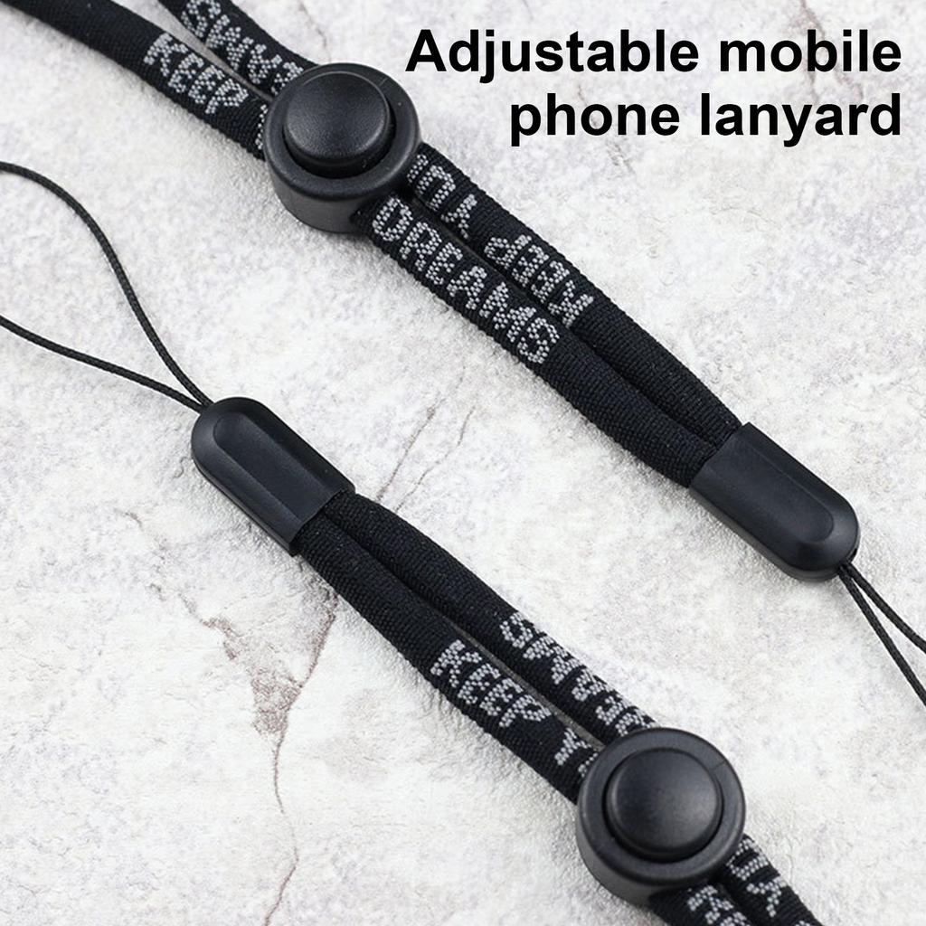 Antilost Phone Lanyard Strap Security Cord Secure Attachment with Carabiners for Two Way Radio Speakers Drop Protections