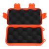 EDC Outdoor Survival Waterproof Equipment Sealed Box Dustproof Pressure Proof (Orange Big)