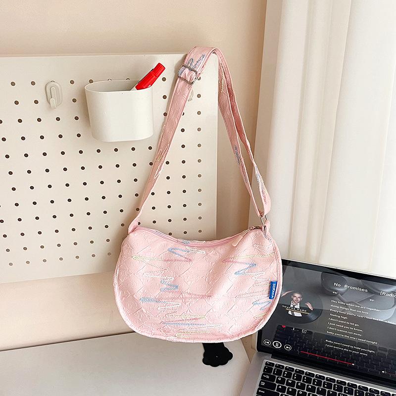 

Летняя новая красивая модная красивая легкая простая наплечная сумка сейчас популярная сумка-мессенджер розовый