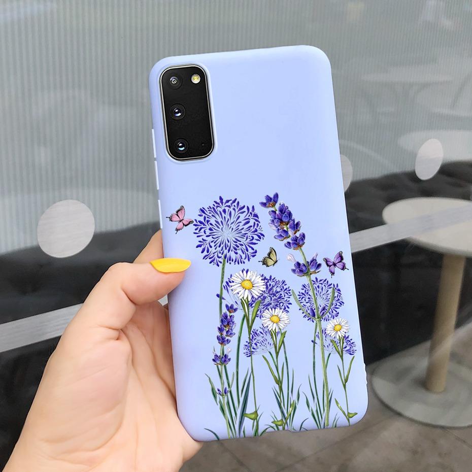 For Samsung Galaxy S20 5G S20+ Case Cover Fashion Soft Silicone Macaroon Phone Cases For Samsung S20 FE S 20 Plus S20Plus Funda