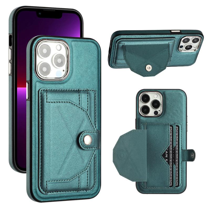 Retor Leather Wallet Card Slot Telefonveske for iPhone 15 Ultra 14 Plus 13 12 11 for Samsung Galaxy S23 S22 S21 FE A54 A34 A14 A53 A13 Flip Stand Cover