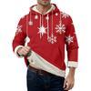 Men's Casual Long-Sleeve Fleece Hoodie With Pockets