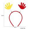 Cartoon Football Cheering Hairband Headband Headwear Hair Accessories Fan Support Prop Party Decoration