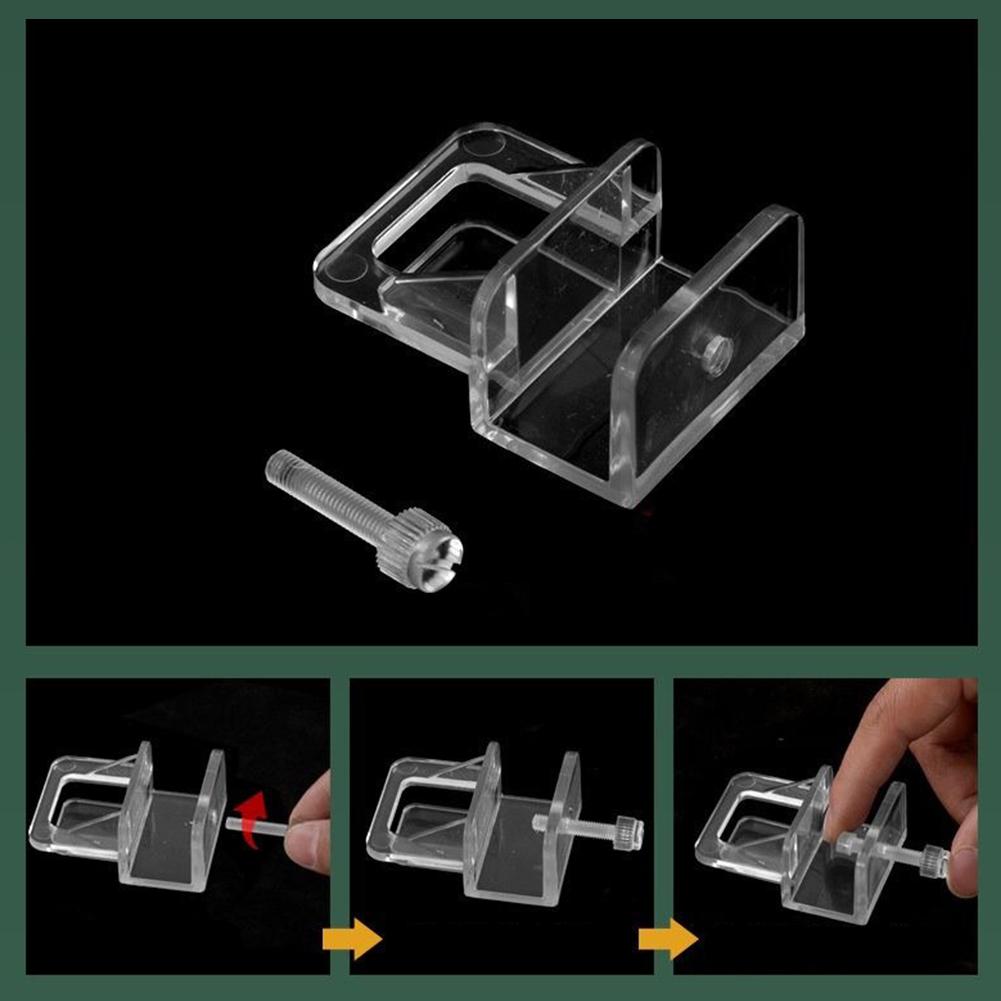 Acrylic Support Tray Transparent Aquarium Cover Bracket Top Holder Anti Jump For Fish Tank Lid Aquarium Accessories