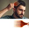 Breiter Zahnpinsel, Pick-Kamm, Gabel, Haarbürste, Einsatz, Haarpick-Kamm, Kunststoffkämme für lockiges Afro-Haar, Styling-Tools für Frauen und Männer