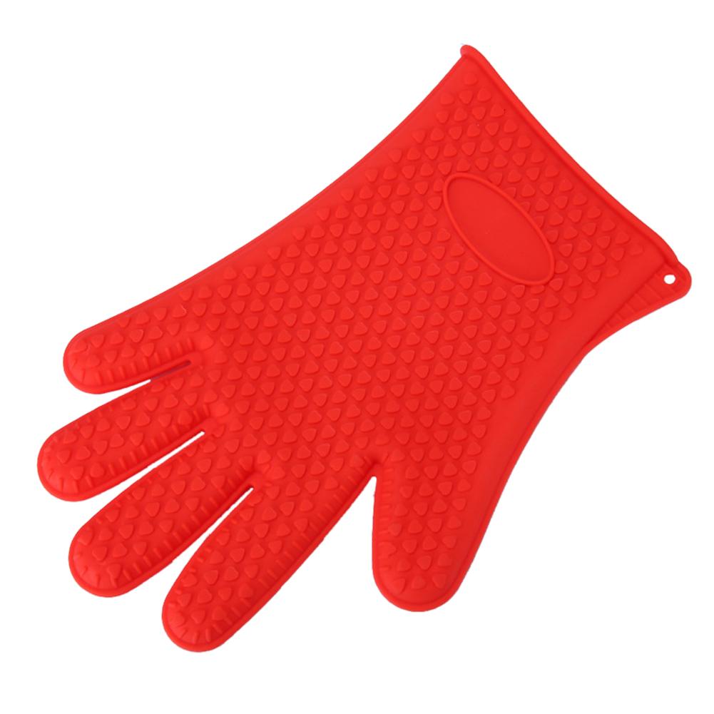 1PC Heat Resistant Microwave Oven Silicone Glove for Baking Kitchen Cleaning
