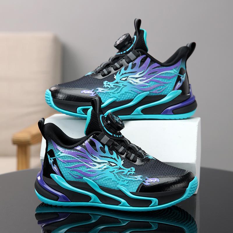 Classmate 2025 new children's sports shoes spring and autumn breathable double net boys' sports shoes lightweight shock-absorbing boys' running shoes