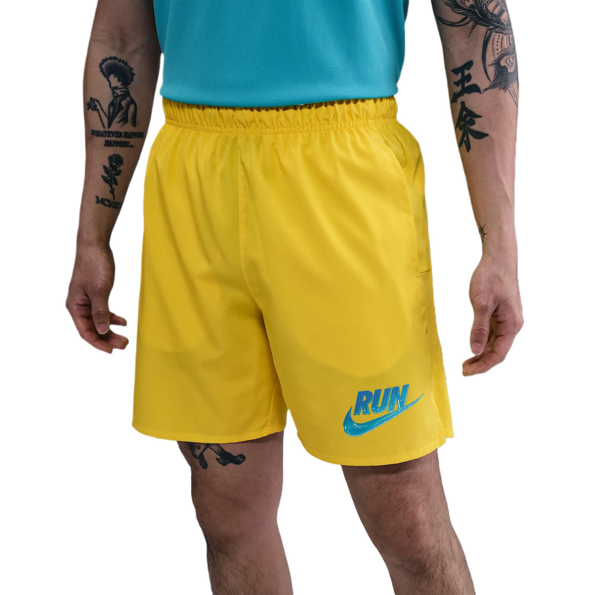 Спортивные шорты Nike Challenger Мужские Желтые HJ3567-718 M