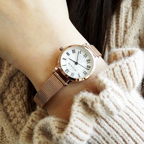 

[MAISONDSSY] MAISONDSSY Women s Metal Wristwatch Round Roman MDS-402MRG MDS-402MRG