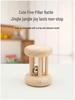 Montessori Wooden Baby Teething Rattle Set - 6 Educational Toys