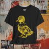 Punk TShirt Baby Duck Graphic Black Tee Emo Punk Teens Spiked Collar Shirt Alternative Fashion Gift Punk Rock