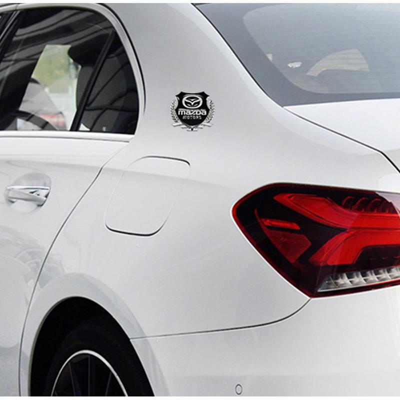 2 Pezzi Adesivi Metallici per Auto Mazda Emblema Marchio Accessori Auto Per MazdaSpeed 2 3 5 6 Atenza CX80 CX70 CX90 CX3 CX5 CX8 MX30 CX60