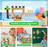 Magnetic Blocks - Build Mine Magnet World Magic Sword Portal Set, Building Toys Magnetic Tiles for Kids 3+, Classroom Must Haves