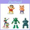 Crayon Shinchan Action Figures Set With Movable Parts For Kids And Anime Enthusiasts
