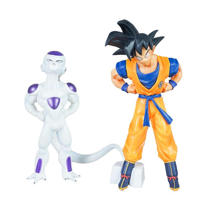 

Dragon Pvc Ball Model Ornament With Goku Frieza Gazing At Each Other Design