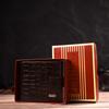 Wallet for Men In Horizontal Format Made of Genuine Leather with Crocodile Effect CANPELLINI 21770 Brown