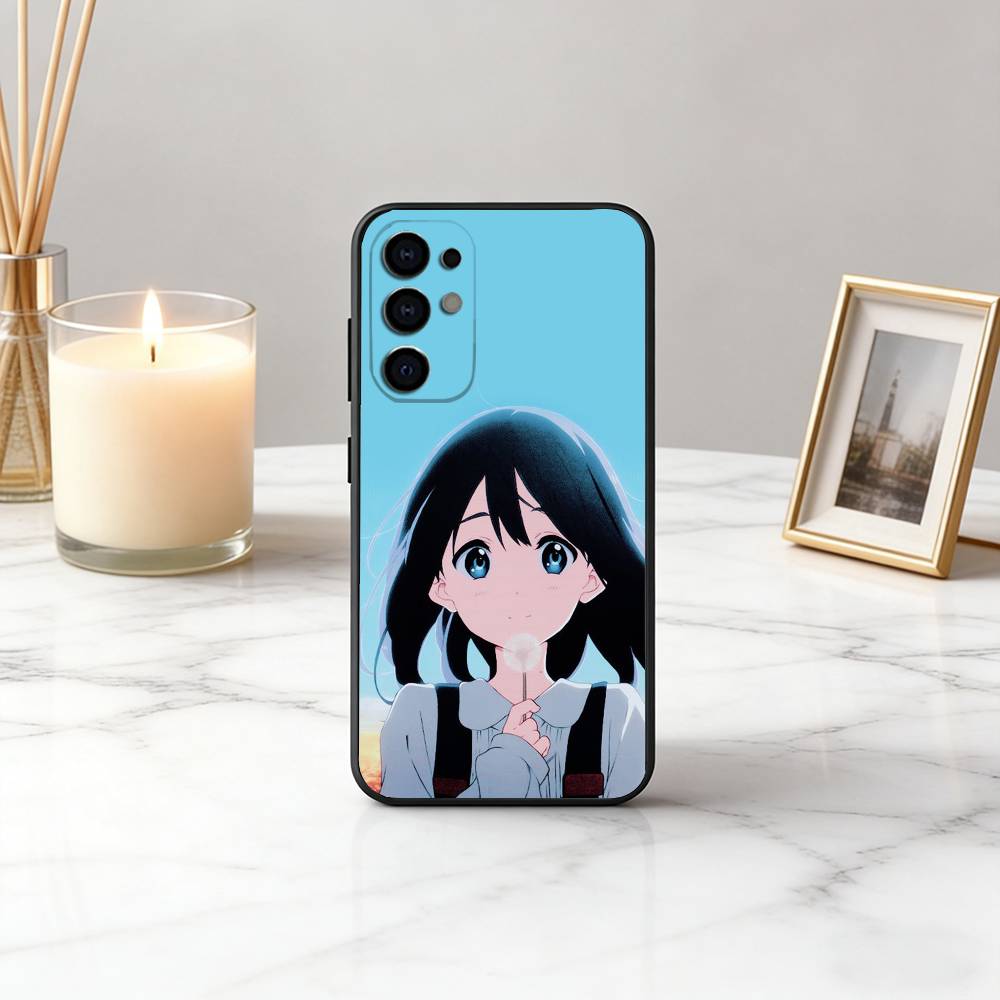 T-Tamako Market K-Kitashirakawa Phone Case For Samsung S25,S24,S21,S22,S23,S30,Ultra,S20,Plus,Fe,Lite,Note,10,Black Cover
