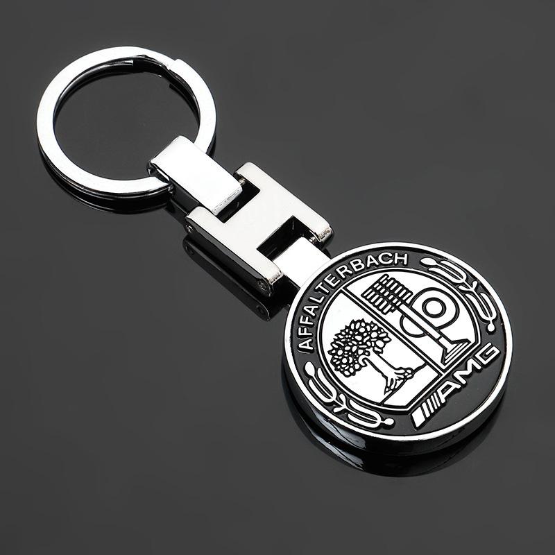 XUV2 1PCS High Quality Metal Car Logo Keychain For Mercedes Benz AMG W205 C300 W203 W206 W169 W176 LKYSH-BECHI Interior Mouldings