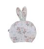 Double-sided wafer pillow BUNNY (mint + white roses)