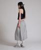 Like The Most Side Pintuck Autumn-Length Bermuda Training Pants_Gray