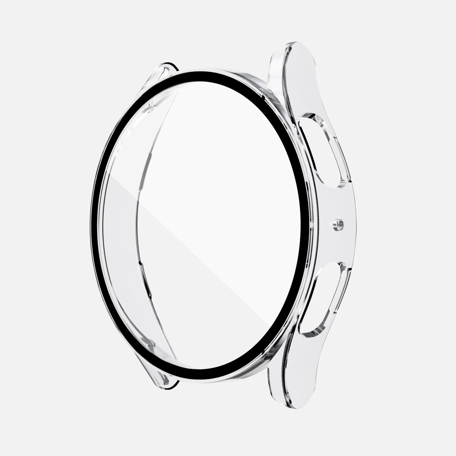 

Cover for Samsung Galaxy Watch 5 pro Case 45mm 4 5 6 44mm 40mm Screen Protector PC Bumper Tempered Glass Galaxy watch 6 Case Galaxy watch 4 44mm чистый