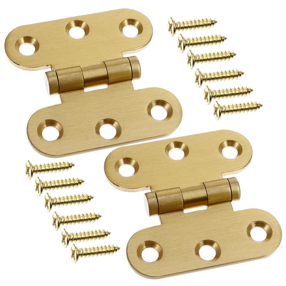 2 Stück Vintage Schmetterling Messing Scharniere für MINI Flache Scharniere für Schranktüren Heimmöbel Beschläge Zubehör